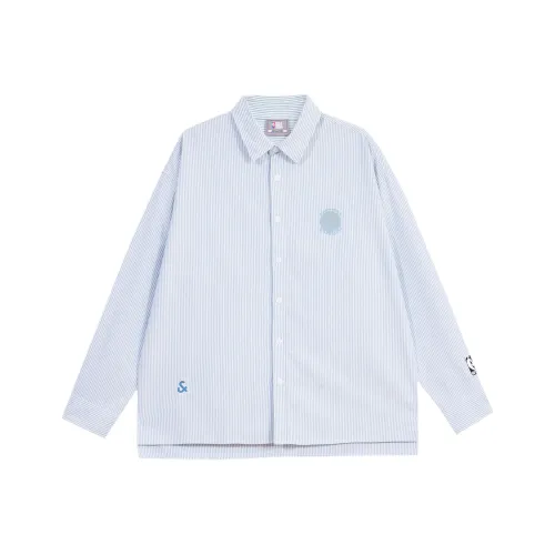 JACK JONES· Jack Jones X Warriors Nba Рубашка Унисекс C44 Рассеянный синий