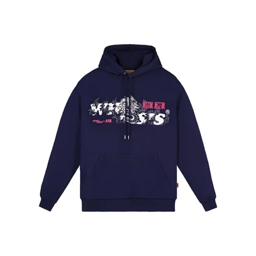 WHOOSIS STA Co Branded Модель Унисекс Свитшоты