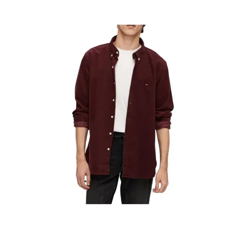 Tommy Hilfiger Рубашка Унисекс Бордо Красный