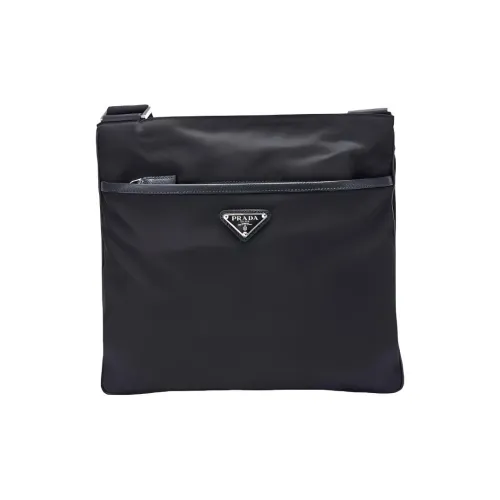 PRADA Нейлоновая сумка через плечо сумка для доставки мужская черная