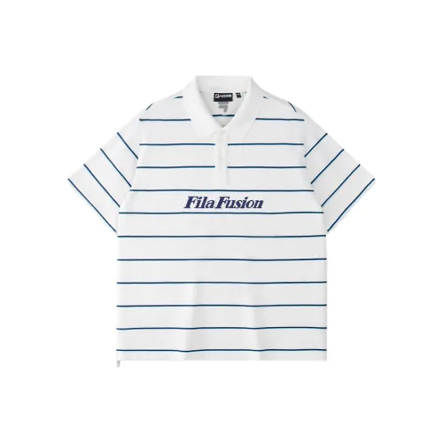 FILA FUSION Стандартный белый WT Унисекс Поло