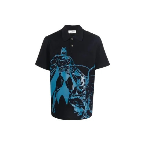 Lanvin Мужская черная поло