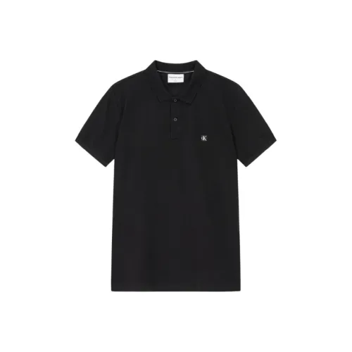 CALVIN KLEIN Поло Мужское Черное