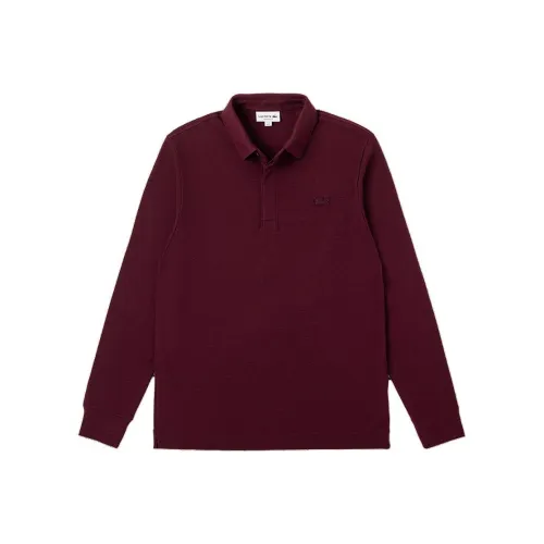 LACOSTE Поло Мужское Темно-Красное