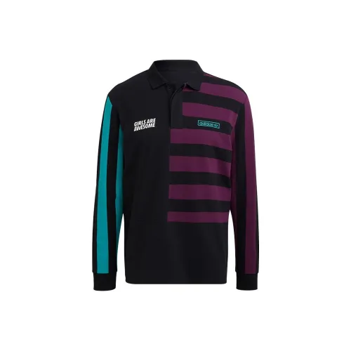 Adidas Originals Поло Мужское Черное