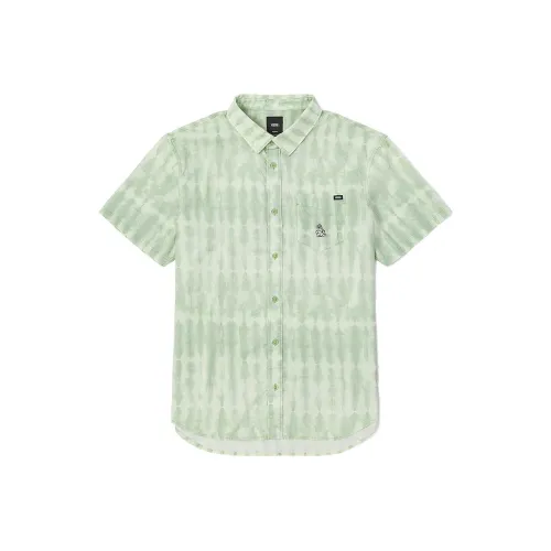 VANS Светло-зеленые Мужские Рубашки