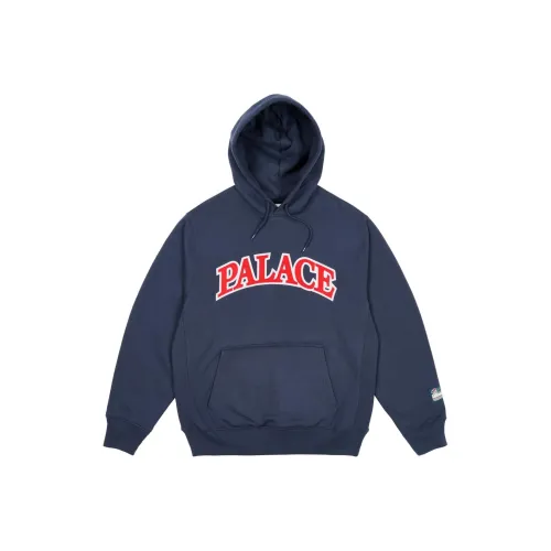 PALACE SS24 Arc Аппликация Hood Свитшот Унисекс Морской Синий