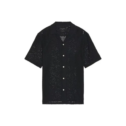 ALLSAINTS Мужские Черные Рубашки