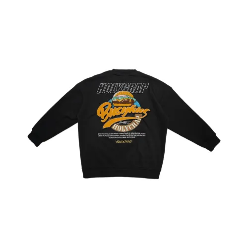 Holycrap Черный Унисекс Свитшоты
