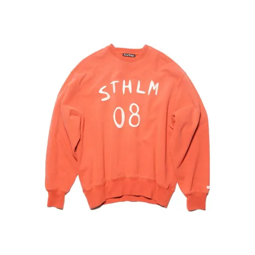 Acne Studios FW23 Толстовка Унисекс Spicy Orange