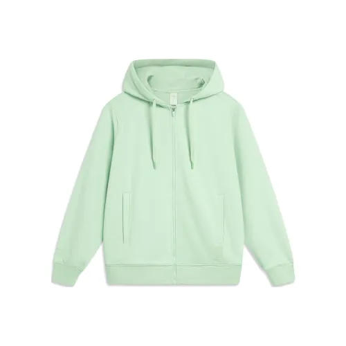 LINING Sports Life Collection Толстовка Унисекс Бамбук Зеленый