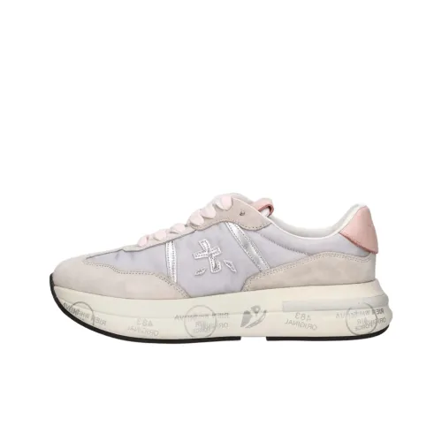 PREMIATA Cassie Low Топ Повседневная обувь Женская Розовый Серый