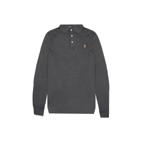Polo Ralph Lauren FW22 Поло Мужское Черное Серое