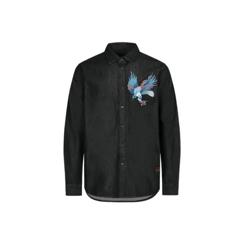EVISU Мужские Черные Рубашки