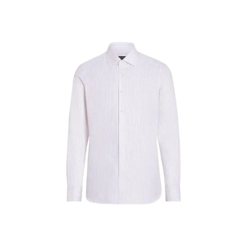 Ermenegildo Zegna Белые Мужские Рубашки