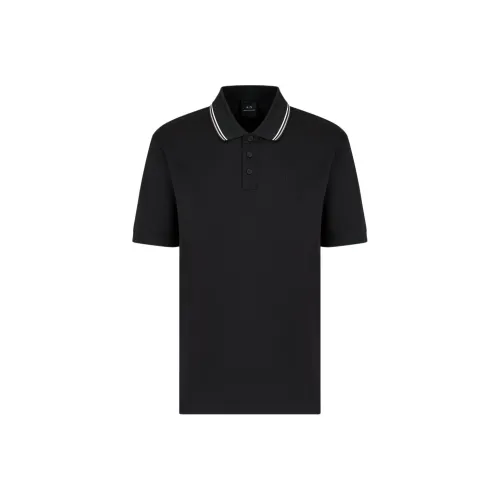 ARMANI EXCHANGEAE Мужское Поло Черное