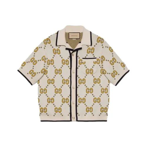 GUCCI Желтые Мужские Рубашки