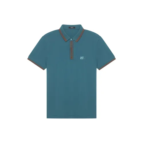 LIU·JO UOMO Мужская поло цианового цвета