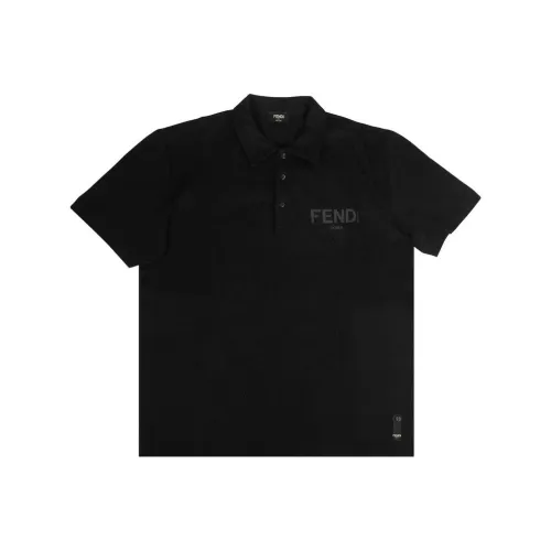 Fendi Мужская черная поло