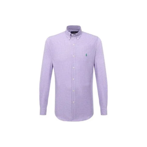 Polo Ralph Lauren Рубашка Мужская Фиолетовая