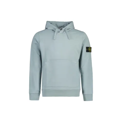 STONE ISLAND Толстовка Мужская Светло-Синяя