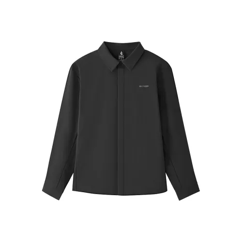 Skechers Рубашка Мужская Полночь Черный