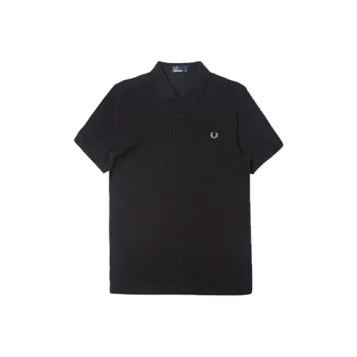 FRED PERRY Поло Мужское Черное