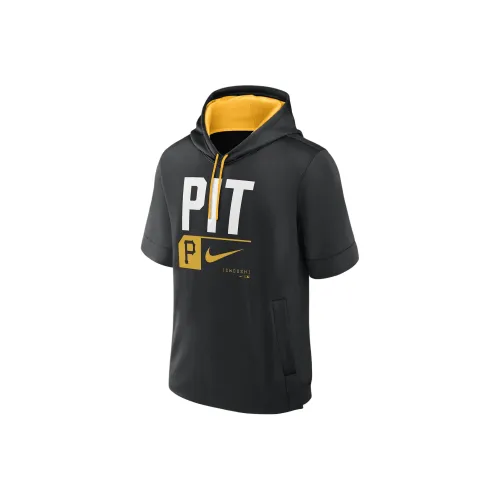 Nike x MLB Коллаборация Pittsburgh Pirates Tri Code LOCKUP Толстовка Мужской Черный