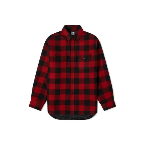 Vetements Red Men's Shirts Vetements Красные Мужские Рубашки