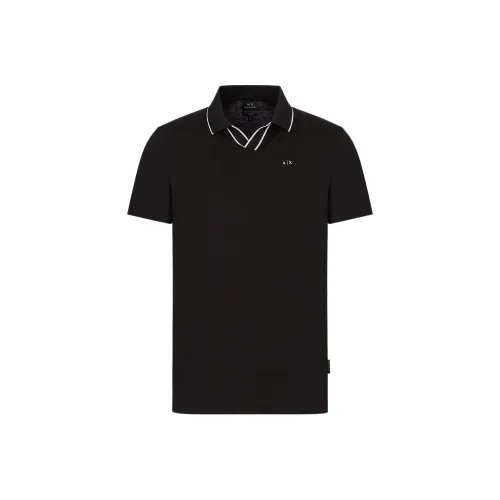 ARMANI EXCHANGEAE SS23 Поло Мужское Черное