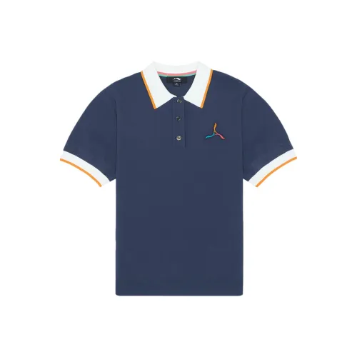 LI NING 1990 Сумеречный индиго Унисекс Поло