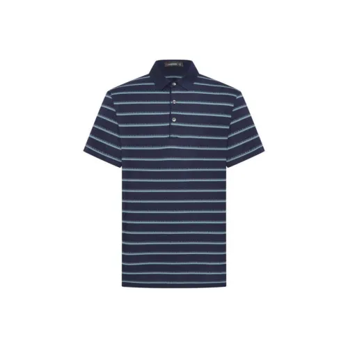 K BOXING Короткий рукав Polo Мужской Темно-синий