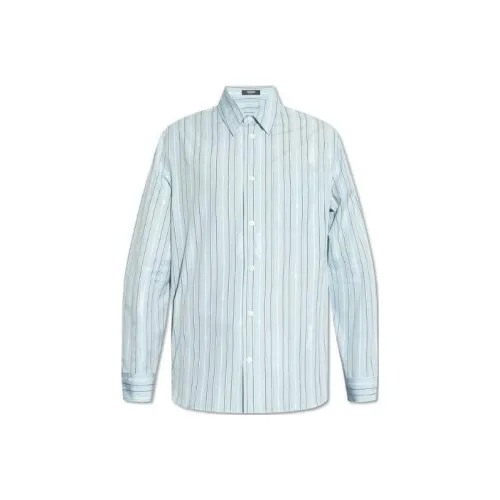 VERSACE Мужские Синие Рубашки