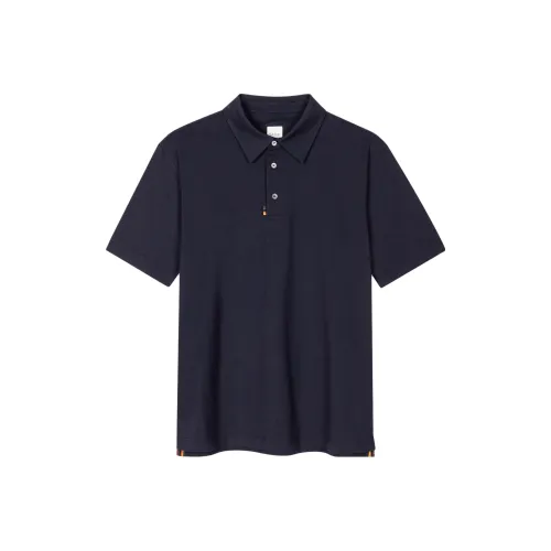 Paul Smith Морской Синий Мужская Рубашка Поло