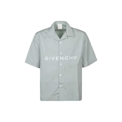 Givenchy Рубашка Мужская Светло-Синяя