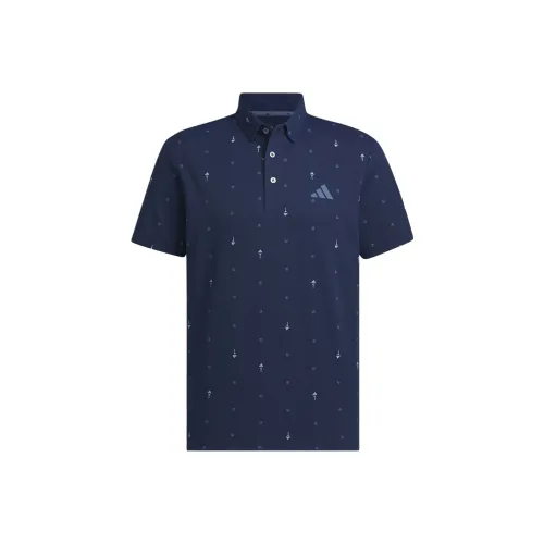 Adidas MONOGRAM Поло Men's College Темно-синий