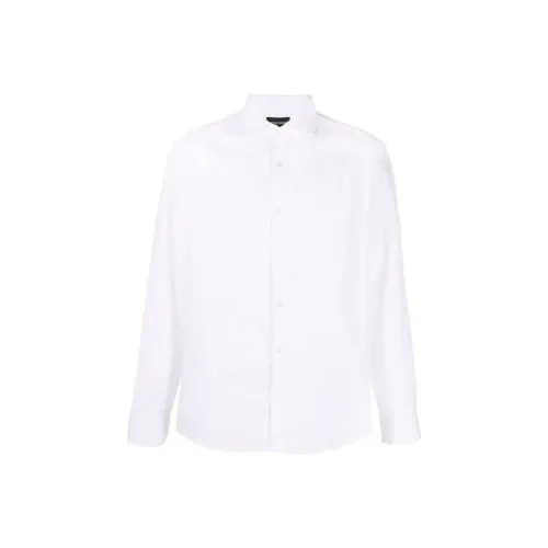 EMPORIO ARMANI SS22 Рубашка Мужская Белая