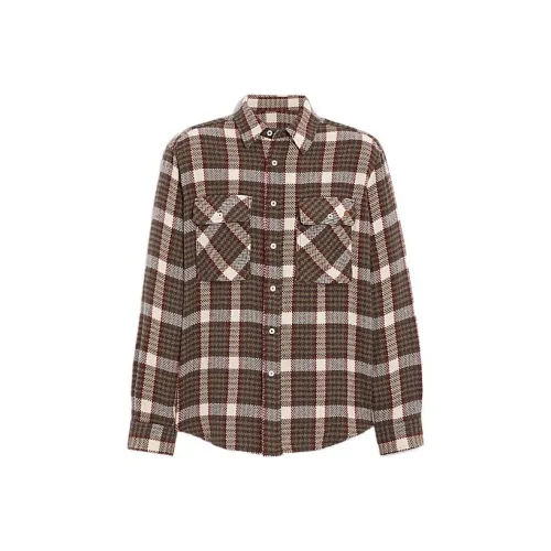 COACH Коричневый Мужская Рубашка