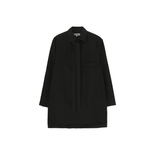 Yohji Yamamoto Черные Мужские Рубашки