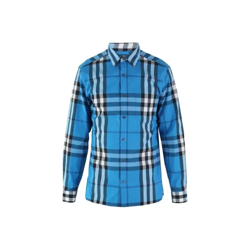 Burberry Мужские Синие Рубашки