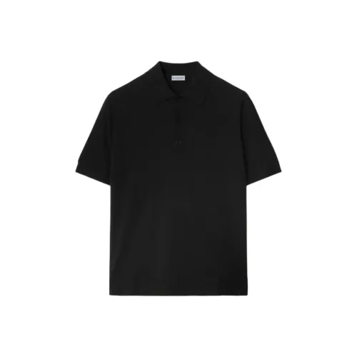 Burberry Поло Мужское Черное