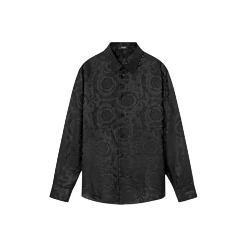 VERSACE Мужские Черные Рубашки