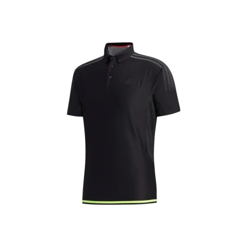 Adidas Мужское Поло Черное