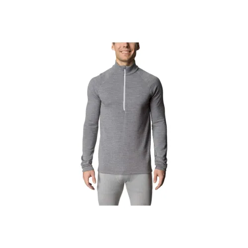 Houdini M'S Desoli Thermal Half-Zipper Hoodie Men's Preppy Gray Худини M'S Desoli Терапия Полузастежка Толстовка Мужской Преппи Серый