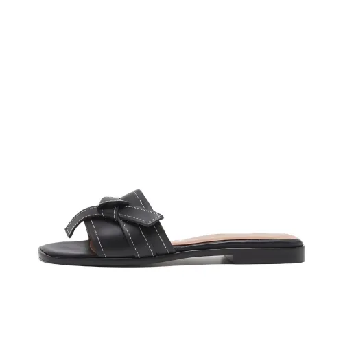 FLATTERED Слипоны Женские Черные