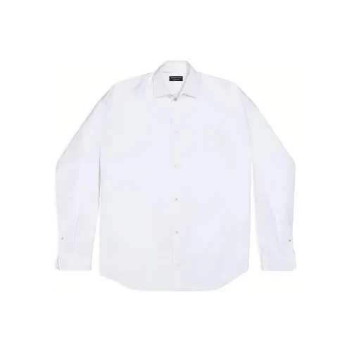 Balenciaga FW23 Рубашка Регулярного Кроя Мужская Белая