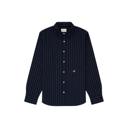 New Balance x Aimé Leon Dore NB 997 FW24 Рубашка Мужская Морской Синий Серый Полосы