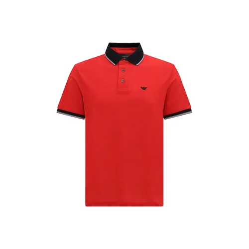 EMPORIO ARMANI Поло Мужское Красное