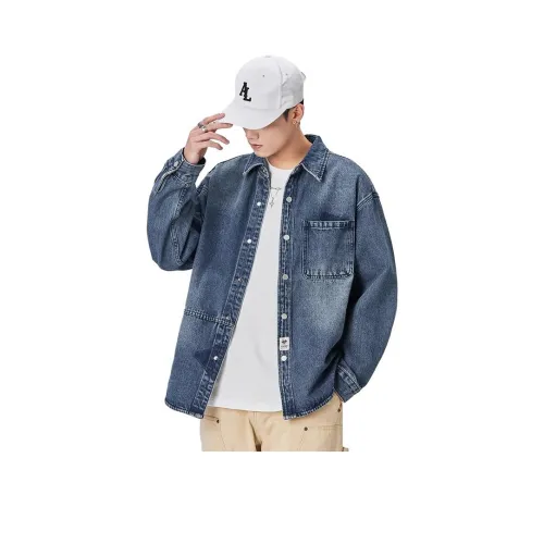 ALL IN Рубашка Унисекс Клуазон Синий