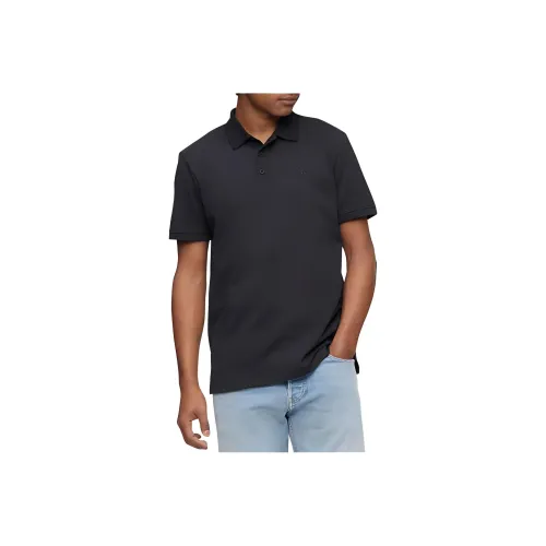 CALVIN KLEIN SS23 Поло Мужское Черное